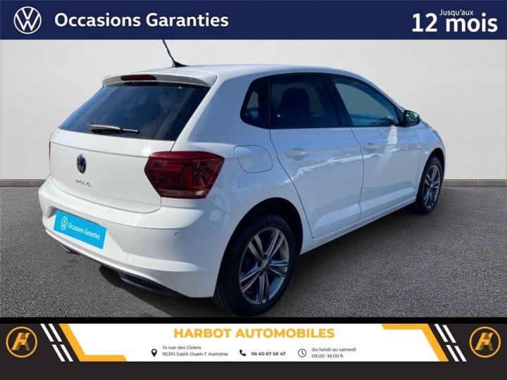 Volkswagen Polo vi 1.0 tsi 95 s&s bvm5 carat Blanc - 2