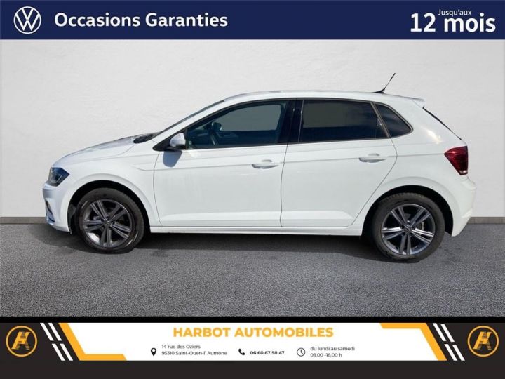 Volkswagen Polo vi 1.0 tsi 95 s&s bvm5 carat Blanc - 7