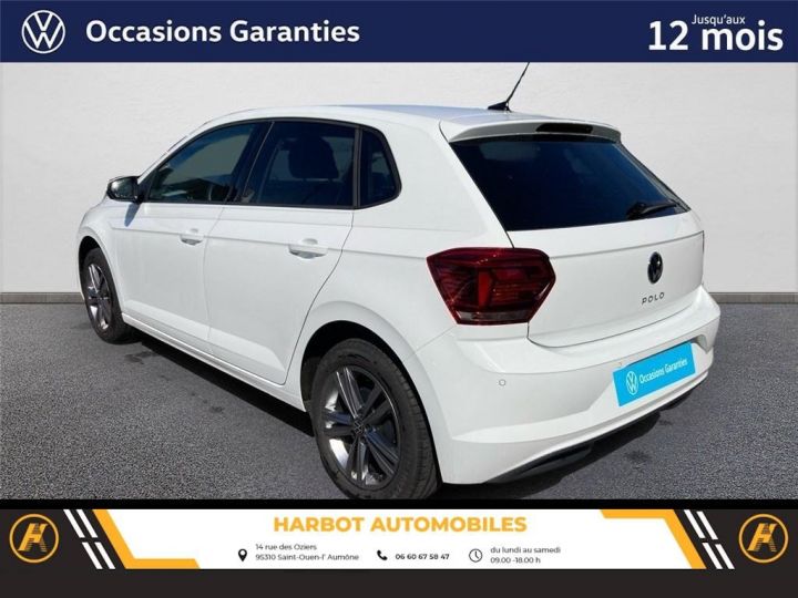 Volkswagen Polo vi 1.0 tsi 95 s&s bvm5 carat Blanc - 11