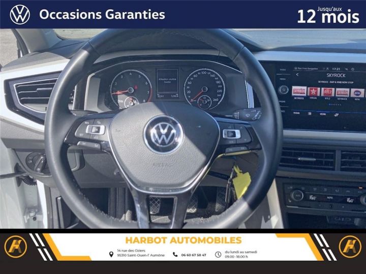 Volkswagen Polo vi 1.0 tsi 95 s&s bvm5 carat Blanc - 13