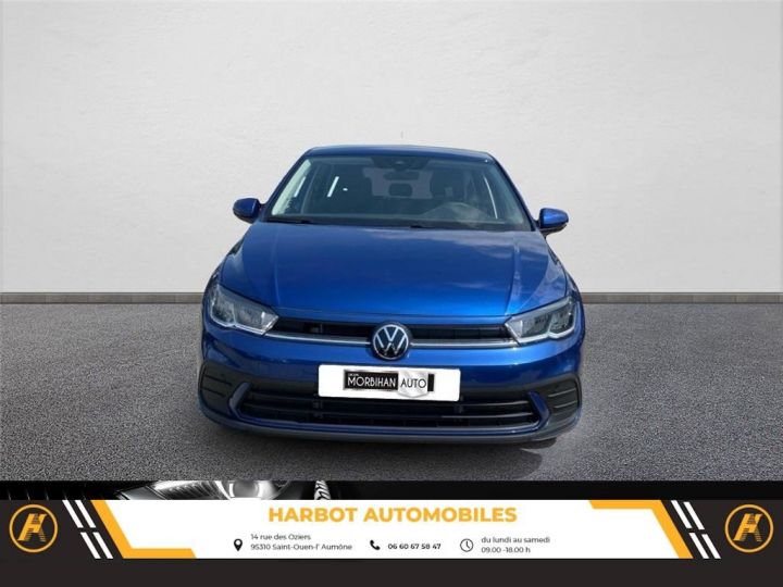 Volkswagen Polo vi 1.0 tsi 95 s&s dsg7 life plus BLEU RECIF METALLISE - 3