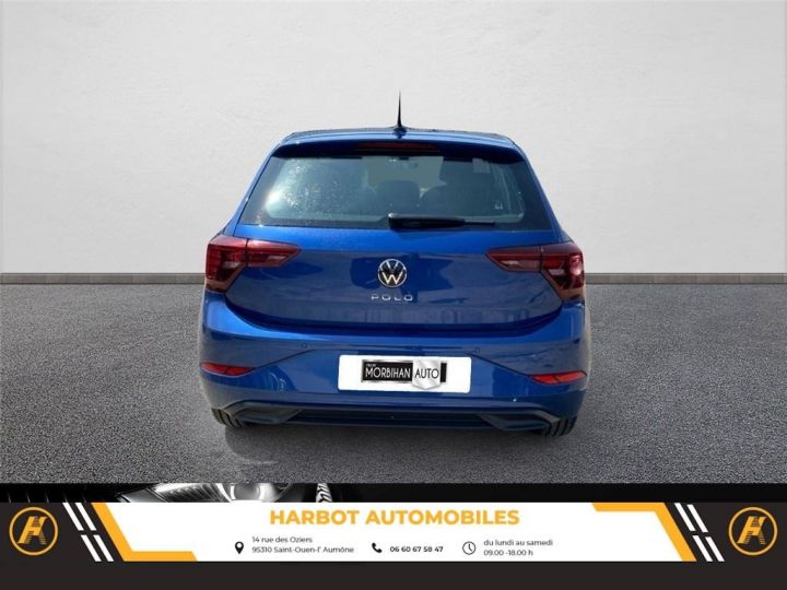 Volkswagen Polo vi 1.0 tsi 95 s&s dsg7 life plus BLEU RECIF METALLISE - 5