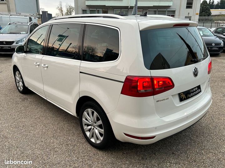 Volkswagen Sharan 2.0 TDI 140 Cv 7 Places Carat 4Motion Toit Ouvrant-Jantes Aluminium-Double Porte Latérale Blanc - 3