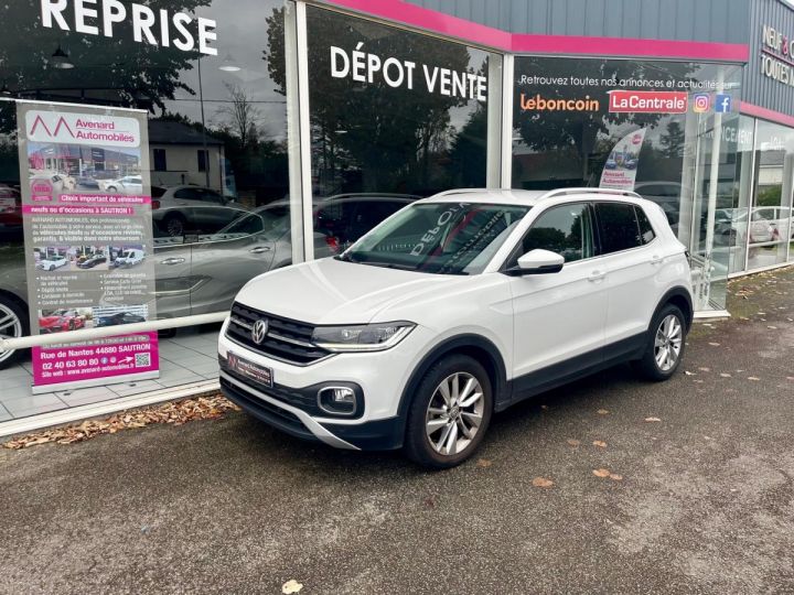 Volkswagen T-Cross 1.0 TSI 115 Start/Stop BVM6 Carat Blanc - 1