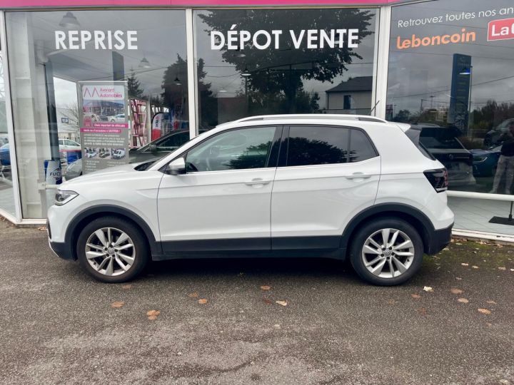 Volkswagen T-Cross 1.0 TSI 115 Start/Stop BVM6 Carat Blanc - 3