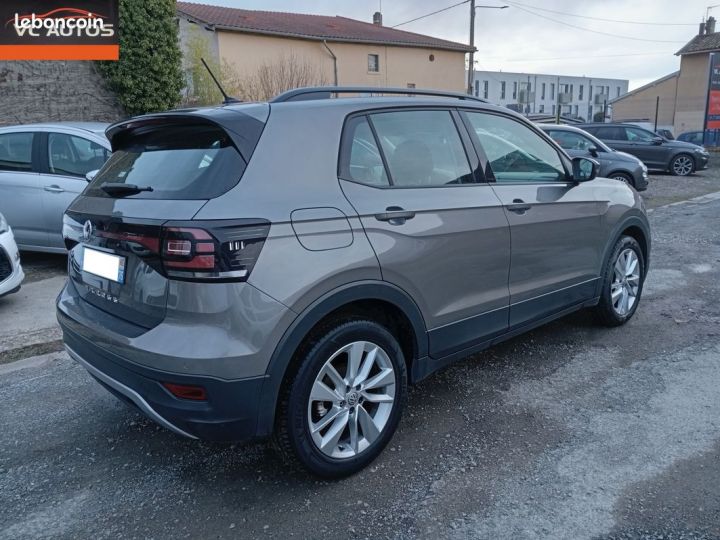 Volkswagen T-Cross 1.0 TSI 12V GPF DSG7 116 cv Boîte auto Crit'air 1 Marron - 4