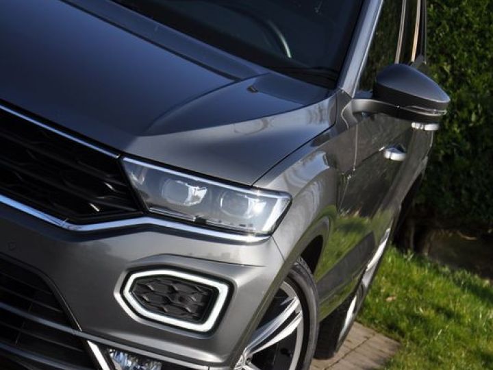 Volkswagen T-Roc 1.5 TSI 150 EVO R-LINE DSG7 Origine Française 07-2019 72600kms Toit Ouvrant Caméra de recul Virtual cockpit Accès sans clé coffre élec régulateur adap Gris - 3