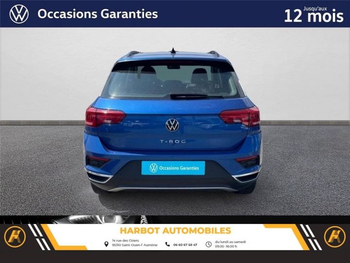 Volkswagen T-Roc 2.0 tdi 150 start/stop dsg7 lounge Bleu, BLEU RAVENNA - 3