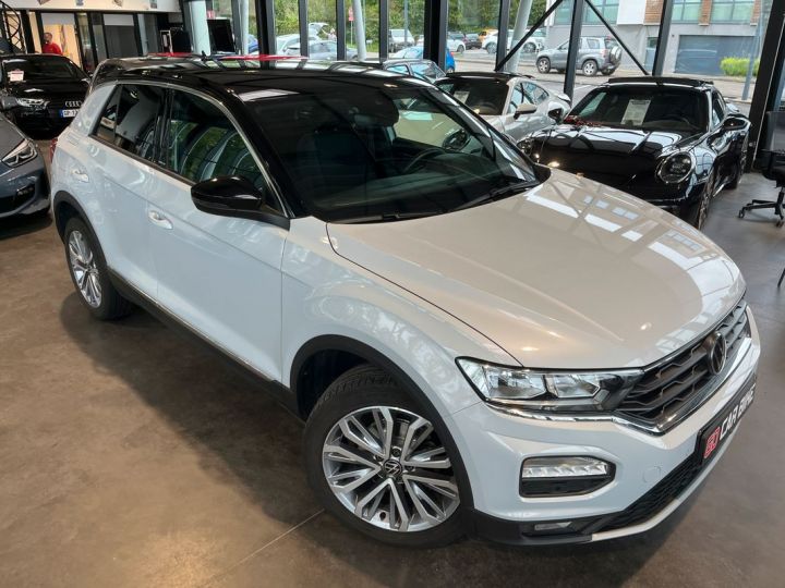 Volkswagen T-Roc TSI 150 DSG7 United Garantie 6 ans Virtual Lane Side ACC Keyless 18P 349-mois Blanc - 3