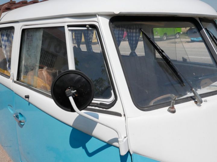 Volkswagen T1 COMBI Modèle Allemand, Moteur 15OO, Microbus 9 Places 11 Fenêtres Bi-ton Bleu Et Blanc - 2