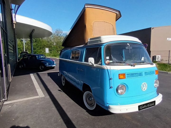 Volkswagen T2 1600 Cm3 Double Admission Bleu/blanc - 12