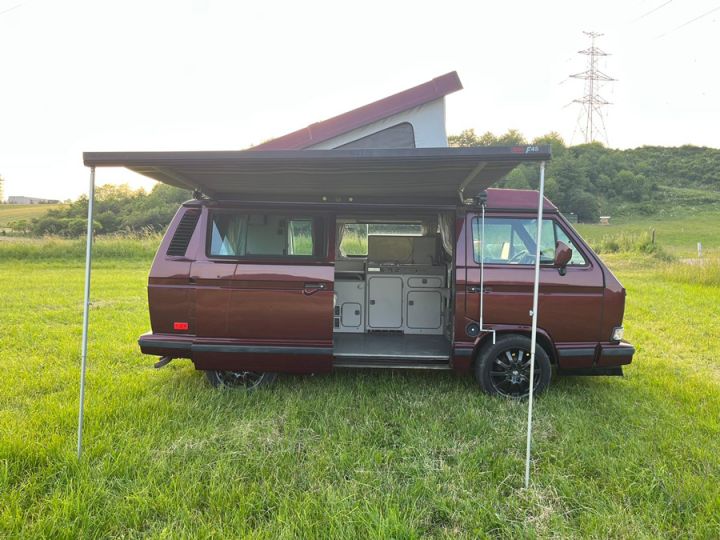 Volkswagen T3 Westfalia Joker, Motorisation 2,1 Injection Indice Moteur MV 98CH, Finition Carrat. Prune (peinture D'origine) - 9