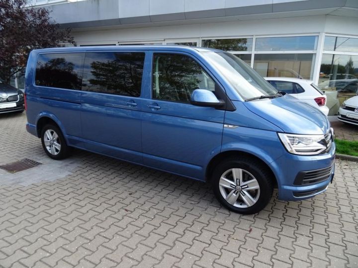 Volkswagen T6 Multivan 2.0 TDI DSG 4M Long / CAMERA – ATTELAGE – 1ère Main – TVA Récup. – Garantie 12 Mois Bleu - 3