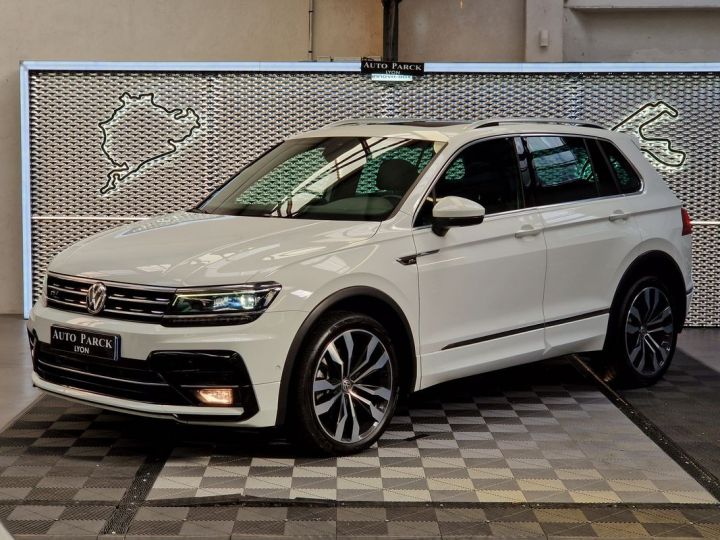 Volkswagen Tiguan 2.0 tdi 190 dsg 4motion r line 1°main francais tva loa lld credit Blanc - 1