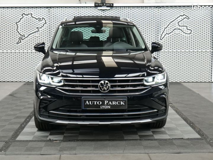 Volkswagen Tiguan New 2.0 tdi 150 cv elegance exclusive 1ere main francais tva recuperable virtual cockpit key less go camera 360° cuir ja 20 attelage toit ouvrant pano Noir - 2