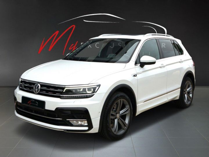 Volkswagen Tiguan TDI 190 CH – CARAT EXCLUSIVE – R LINE – TOIT OUVRANT – DYNAUDIO – GARANTIE 12 MOIS Blanc - 1