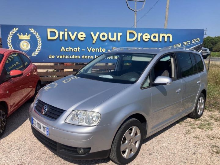 Volkswagen Touran 2.0 TDI 140 SPORT DSG 7PL Gris Clair - 1