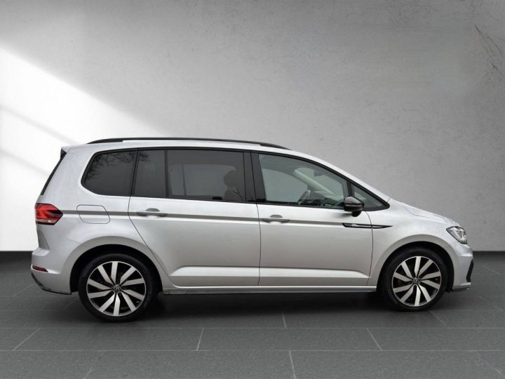 Volkswagen Touran Haut. 2.0 TDI DSG Noir R line PANO Argent Metallisé - 6