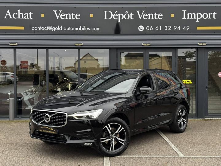 Volvo XC60  D4 190ch R-Design Geartronic Noir Métalisé - 1