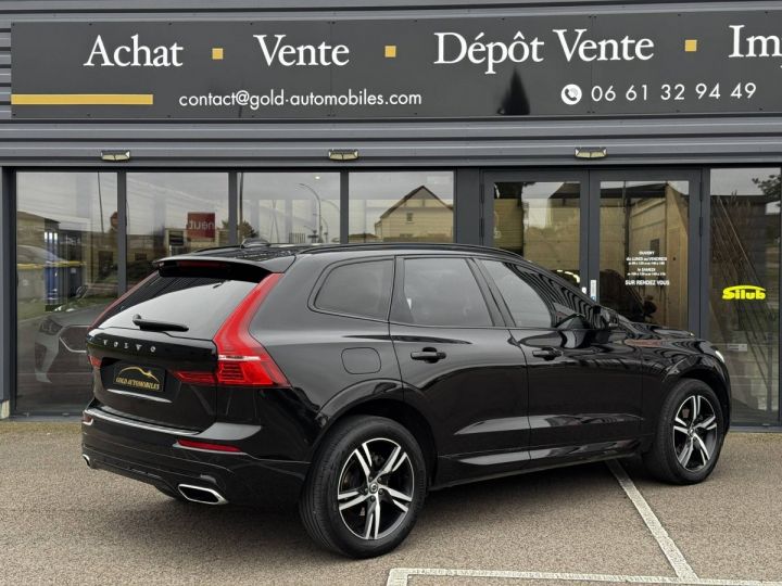 Volvo XC60  D4 190ch R-Design Geartronic Noir Métalisé - 4