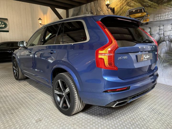 Volvo XC90 T8 407 CV R-DESIGN GEARTRONIC 7PL Bleu - 4