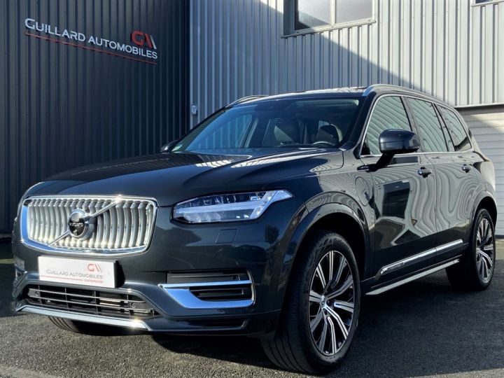 Volvo XC90 T8 HYBRIDE RECHARGEABLE  390ch INSCRIPTION LUXE 7 PLACES GEARTRONIC GRIS FONCE - 1