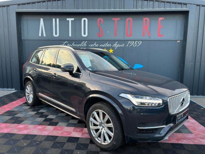 Volvo XC90 T8 TWIN ENGINE 303+87 CH INSCRIPTION LUXE GEARTRONIC 7 PLACES Gris Savile - 2