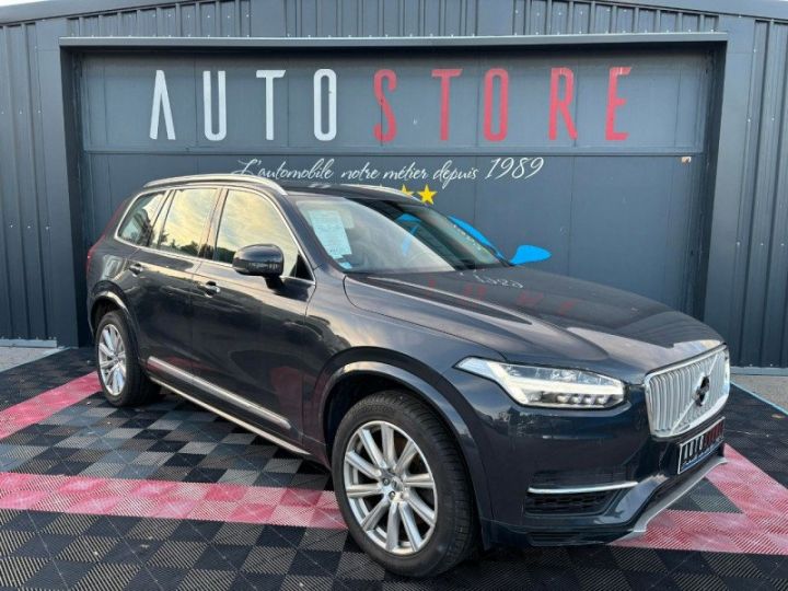 Volvo XC90 T8 TWIN ENGINE 303 + 87CH INSCRIPTION LUXE GEARTRONIC 7 PLACES Gris Savile - 2