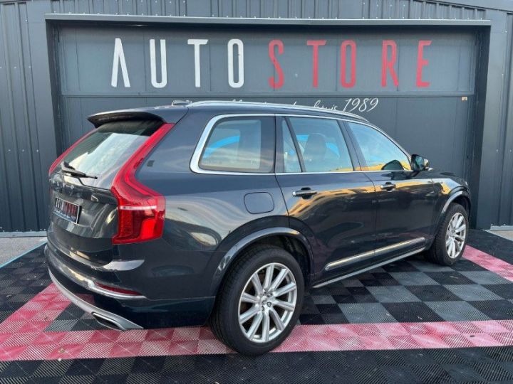 Volvo XC90 T8 TWIN ENGINE 303 + 87CH INSCRIPTION LUXE GEARTRONIC 7 PLACES Gris Savile - 3