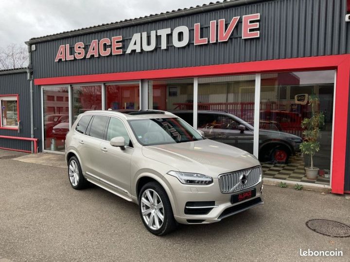 Volvo XC90 T8 TWIN ENGINE 320 + 87CH INSCRIPTION LUXE GEARTRONIC 7 PLACES Beige - 1