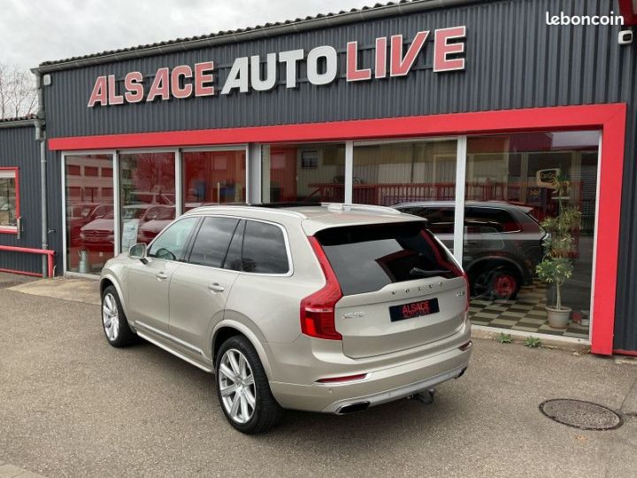 Volvo XC90 T8 TWIN ENGINE 320 + 87CH INSCRIPTION LUXE GEARTRONIC 7 PLACES Beige - 4