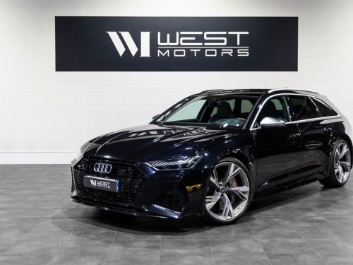 Audi RS6 C8 V8 4.0 600 Immat France Garantie constructeur Toit Pano Exclusive TVA 1281EMOIS Occasion