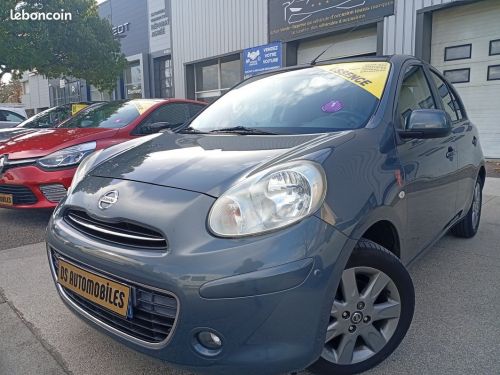 Nissan Micra 1.2 ess led clim navigation toit pano boite auto crit air 1 ct ok garantie 12 mois 7990 Occasion