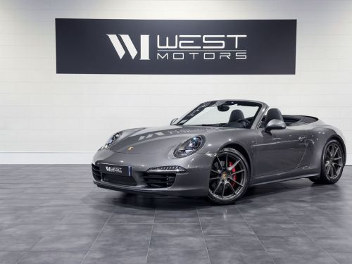 Porsche 911 991.1 Carrera 4S Cabriolet 400 – Immat France 17K Options Échap. Sport PDLS Servotronic Sièges Adapt. Bose 925EMOIS Occasion