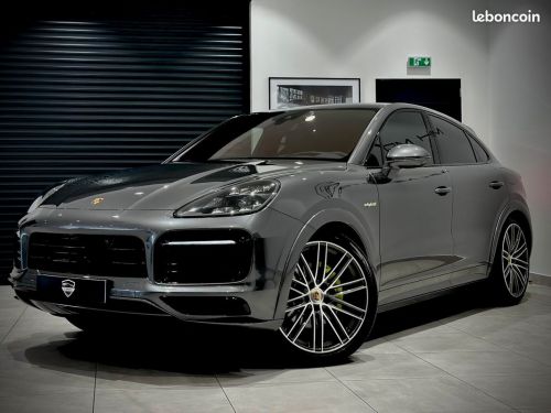 Porsche Cayenne COUPE E-HYBRID 3.0 V6 462 Ch PACK SPORTDESIGN JA22 TURBO CARBONE ACC MATRIX SIEGE 18 ATTELAGE APPROVED 12.2025 TOUTE OPTIONS