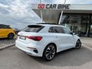 Audi A3 Sportback 35 TFSI 150 ch S-line S-Tronic Garantie 6 ans TO Keyless Virtual LED Attelage 18P 459-mois Blanc  - 2