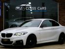 BMW Série 2 218 d COUPE PACK M PERFORMANCE AUTO NAVI RADARS EUR 6B Blanc Métallisé  - 1