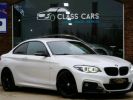 BMW Série 2 218 d COUPE PACK M PERFORMANCE AUTO NAVI RADARS EUR 6B Blanc Métallisé  - 2