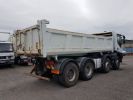 Camion porteur Iveco Trakker Bibenne / Tribenne 410 8x4 BI-BENNE BLANC - 2