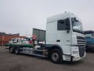 Camion porteur Daf XF105 Plateau 510 6x2/4 SPACECAB - Chassis 8 m. BLANC et VERT Occasion - 3