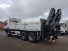 Camion porteur Renault Kerax Plateau + grue 450dxi.26 6x4 HIAB 166 DS-4 HIDUO BLANC - 5