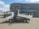 Chassis + carrosserie Mitsubishi Canter Benne + grue 3S15 N28 BENNE + GRUE BLANC - 8