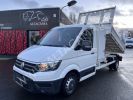 Chassis + carrosserie Volkswagen Crafter Benne arrière 177CV 2.0 TDI BENNE COFFRE CABRETTA EMPATTEMENT LONG ROUES JUMELEES BLANC - 1
