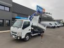 Chassis + carrosserie FUSO CANTER 3S15 N28 BENNE + GRUE BLANC - 1