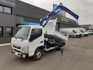 Chassis + carrosserie FUSO CANTER 3S15 N28 BENNE + GRUE BLANC - 3