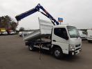 Chassis + carrosserie FUSO CANTER 3S15 N28 BENNE + GRUE BLANC - 7