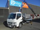 Chassis + carrosserie Mitsubishi Canter Plateau + grue 3S15 N28 BLANC - 1