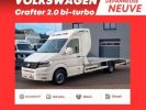 Commercial car Volkswagen Crafter Breakdown truck body 2L TDi bi-turbo 180ch boîte automatique dépanneuse porte voiture Blanc - 1