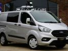 Commercial car Ford Transit Other Custom 2.0 TDCI TVA-BTW Bte AUTO 5 PL PDC DOUBLE CABINE Gris Métallisé - 2