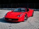 Ferrari 458 SPIDER 570 CV - Full Carbone - 7800 Km - COLLECTOR Rosso Scuderia Occasion - 1